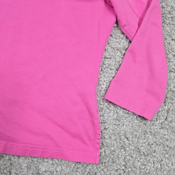 Vintage Lilly Pulitzer Polo Shirt Small Pink Green Slim Y2K Retro Beach Resort - Picture 2 of 9